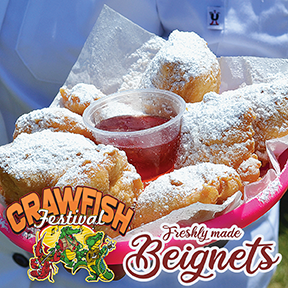 Crawfish Festival Freshly Made Beignets