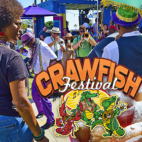 Crawfish Festival Second Line Parade
