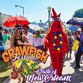 Crawfish Festival Second Line Parade