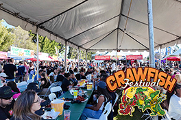 Crawfish Festival Dining Tent
