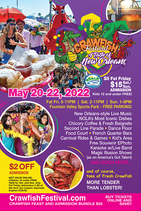 Crawfish Festival $2 Coupon Flyer