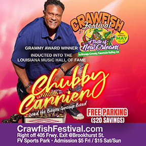 Crawfish Festival Grammy Winner and Hall of Fame Chubby Carrier