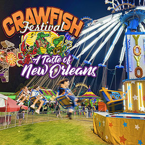 Crawfish Festival Carnival Rides